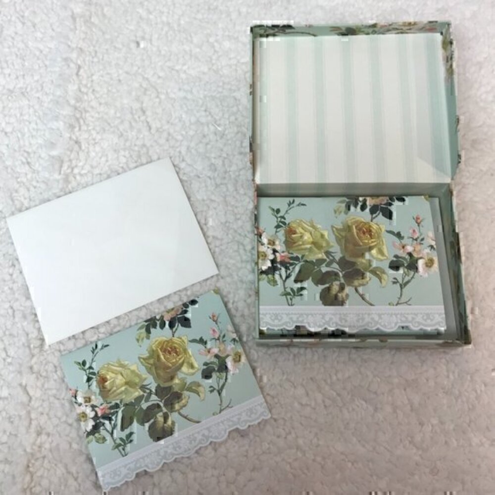 Carol Wilson Fine Arts Embossed, Blank Notecards - Set of 15